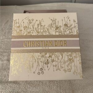 Christian Dior Paris Authentic white and lavender gold flowers
